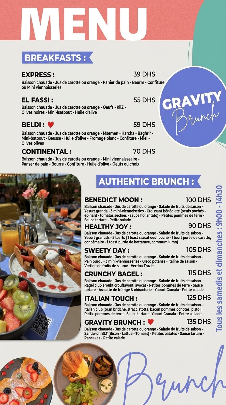 Menu Brunch